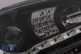 Fényszóró LED DRL VW Golf IV 4 Cabriolet ferdehátú Variant (09.1997-09.2003) Fekete-image-6094012