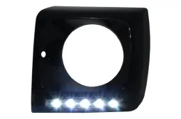 Fényszóró LED nappali menetfénnyel, fekete, MERCEDES Benz G-osztály W463 (1989-2012), G65 AMG Dizájn, Bi-Xenon megjelenés-image-6020149