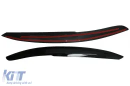 Fényszóró szemöldök VW Polo 6R 6C (2009-2017), zongoralakk fekete-image-6070428