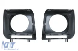 Fényszóró takaró LED DRL nappali menetfénnyel Mercedes G-osztály W463 (2002-2018), G65 dizájn króm-image-6096817