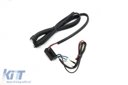 Fényszóró takaró LED DRL nappali menetfénnyel Mercedes G-osztály W463 (2002-2018), G65 dizájn króm-image-6096819