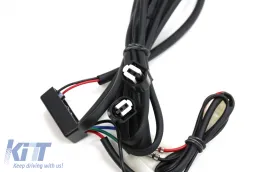 Fényszóró takaró LED DRL nappali menetfénnyel Mercedes G-osztály W463 (2002-2018), G65 dizájn króm-image-6096820