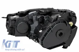 Fényszóró VW Golf 6 VI 08-13 Golf 7 3D LED DRL U-Design dinamikus irányjelzővel és R20 teljes LED hátsó lámpával-image-6021152