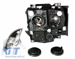 Fényszóró VW T4 97-03 2 Körgyűrű fekete-image-6043149