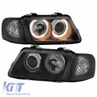 image-31-Fényszórók Audi A3 8L 96-00 Angel Eyes Fekete H7/H7 Depo