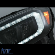 Fényszórók Ford Ranger 15-20, DRL, dinamikus, fekete, Full LED, motorral, VLand-image-6291651