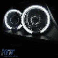 Fényszórók Suzuki Swift 05-10 CCFL Angel Eyes Fekete H1/H1 Sonar-image-6290618