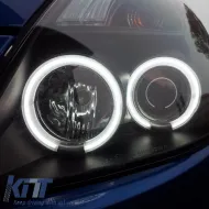Fényszórók Suzuki Swift 05-10 CCFL Angel Eyes Fekete H1/H1 Sonar-image-6290624