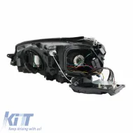 Fényszórók VW Golf VII (7) 12-17 Look 7.5 GTI Fekete/Piros csíkos H7 motorral-image-6290180