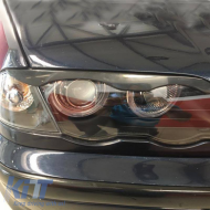 Fényszórókészlet BMW 3 E46 Sedan/Touring 99-01 Angel Eyes Fekete H7/H7 motorral Depo-image-6290094