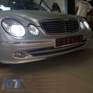 Fényszórókészlet Mercedes-Benz E-osztály W211 02-06 Króm Facelift Look H7/H7 (Halogén) motorral Depo-image-6290331