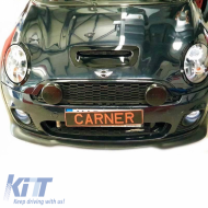 Fényszórókészlet Mini Cooper (R55/56/57/58/59) 06-13 Angel Eyes Fekete H9 motorral JunYan-image-6290527