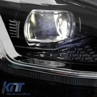 Fényszórókészlet VW Golf 7.5 17-19 Facelift DRL & Dinamikus irányjelző Fekete/Króm GTI Look H7 motorral-image-6290700
