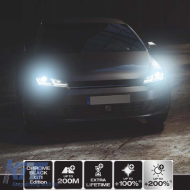 Fényszórókészlet VW Golf VII (7) 12-17 DRL Full LED Halogén verzióhoz Fekete/Króm LEDHL103-CM Osram Ledriving-image-6289924