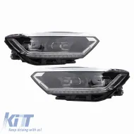 Fényszórókészlet VW Passat B8 15+ DRL LED Matrix & LED dinamikus irányjelző R-Line Look Full LED motorral-image-6290043