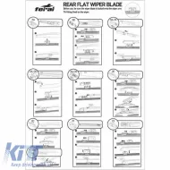 Feral Silenttech hátsó ablaktörlő lapát 13