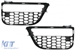 image-78-Feu brouillard Couvertures Côté Grilles pour BMW Série 5 G30 G31 2017+ M5 Look Noir brillant