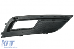 Feu brouillard Couvertures pour AUDI A4 B8 Facelift 2012-2015 RS4 Look Noir-image-6044817