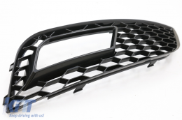 Feu brouillard Couvertures pour AUDI A4 B8 Facelift 2012-2015 RS4 Look Noir-image-6088486