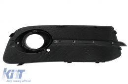 Feu brouillard Couvre Grilles pour Audi Q5 SUV 8R Facelift 12-16 Noir RS Look-image-6068083