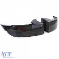 Feux arrière à barre lumineuse LED fumée noire adaptés pour Range Rover Evoque 11-15-image-6196117