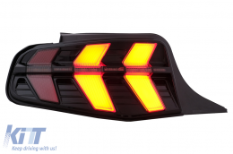 Feux arrière à LED pour Ford Mustang V Pre-Facelift 2010-2012 Fumée Dynamique-image-6107287