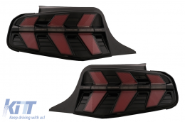 Feux arrière à LED pour Ford Mustang V Pre-Facelift 2010-2012 Fumée Dynamique-image-6107293