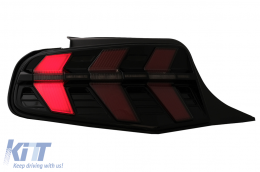 Feux arrière à LED pour Ford Mustang V Pre-Facelift 2010-2012 Fumée 7 modes Dynamique-image-6107245