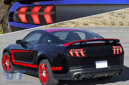 Feux arrière à LED pour Ford Mustang V Pre-Facelift 2010-2012 Fumée 7 modes Dynamique-image-6107278