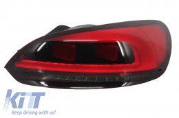 Feux arrière à LED pour VW Scirocco III 2008-04.2014 Fumée rouge Clignotants-image-55797