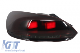 Feux arrière à LED pour VW Scirocco III 2008-04.2014 Fumée rouge Clignotants-image-55798