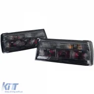 Feux arrière en verre clair avec fumée noire adaptés pour BMW Série 3 E30 facelift-image-6195210