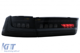 Feux arrière Full LED pour BMW Série 3 G20 Berline 2018-2022 Noir Laser Look Dynamique-image-6111407