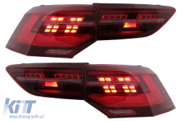 Feux arrière Full LED pour VW Golf VIII Hatchback Mk8 MQB 20+ feux dynamiques-image-6102015