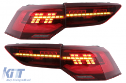 Feux arrière Full LED pour VW Golf VIII Hatchback Mk8 MQB 20+ feux dynamiques-image-6102019