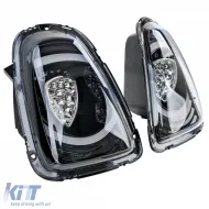 Feux arrière LED au design spécial noir, adaptés pour Mini One Cooper R56 2010-2014-image-6208960