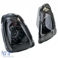 Feux arrière LED en verre clair noir fumé adaptés pour Mini One Cooper R56 2006-2010-image-6208160