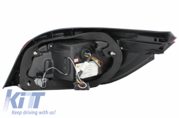 Feux arrière LED Lightbar pour BMW Série 5 E60 04.2003-03.2007 Rouge Blanc-image-6047789