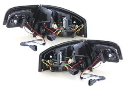 Feux arrière LED pour Audi A4 B7 Limousine 04-08 Clignotant LED Rouge Fumé-image-29304