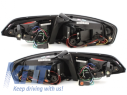 Feux arrière LED pour Audi A4 B8 8K Berline 07-10 Embouts diffuseur Look RS4-image-6055710