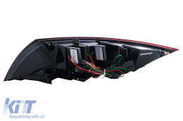 Feux arrière LED pour Audi TT 8J 04.2006-02.2014 Rouge fumé Clignotants dynamiques-image-6111533