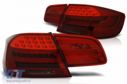 image-7-Feux arrière LED pour BMW Série 3 E92 Coupé Pré LCI 09.2006-03.2010 Fumée Rouge