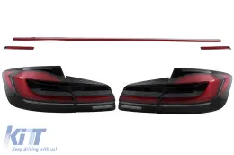 image-64-Feux arrière LED pour BMW Série 5 F10 Rouge Noir Clignotant dynamique LCI G30Design