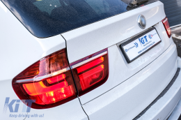 Feux arrière LED pour BMW X5 E70 2007-2010 Light Bar LCI Facelift Design-image-6078471