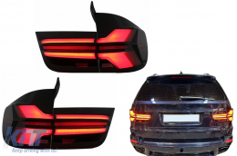 Feux arrière LED pour BMW X5 E70 2007-2013 Upgrade à G05 LCI Design-image-6109849