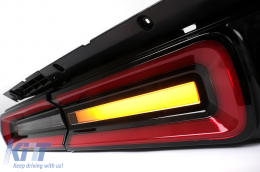 Feux arrière LED pour Dodge Challenger 2008-2014 Clignotants Dynamiques Rouge Clair-image-6110884