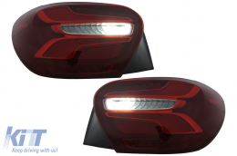 Feux Arrière LED pour Mercedes Classe A W176 13-08.15 Rouge Facelift Design Dynamique-image-6110423