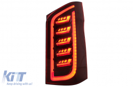 Feux Arrière LED pour Mercedes Classe V W447 2014-2019 Porte arrière simple Dynamique-image-6090108