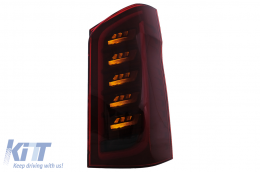 Feux Arrière LED pour Mercedes Classe V W447 2014-2019 Porte arrière simple Dynamique-image-6090111