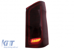 Feux Arrière LED pour Mercedes Classe V W447 2014-2019 Porte arrière simple Dynamique-image-6090115